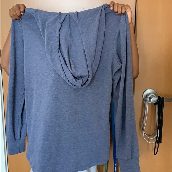 A dark blue sweatshirt. - Picture 2 of 2